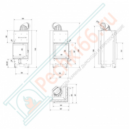 Стальная топка MBN/L/BS (Kratki)