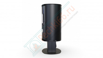 Печь-камин Orbis Top, черная сталь (Defro-Home) 9кВт