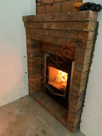 Печь для русской бани № 06-МП 03 под обкладку, с парогенератором (Тройка) до 36 м3