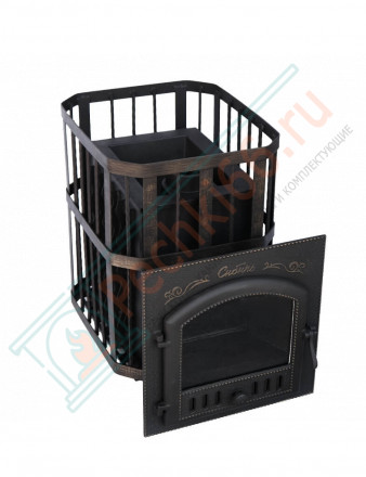 Банная печь "Сибирь-25" (дверка 545х545) (Сибирь-Премиум)