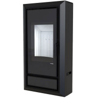 Печь-камин Ignis, черная сталь (Defro-Home) 9кВт