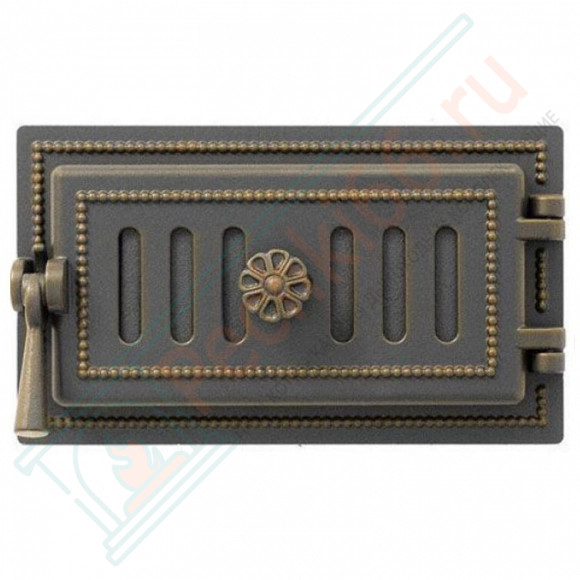 Дверца поддувальная чугунная 236, бронза (Везувий) в Нижнем Новгороде