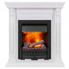 Каминокомплект Orlean - Белый дуб с очагом Danville Black FB2