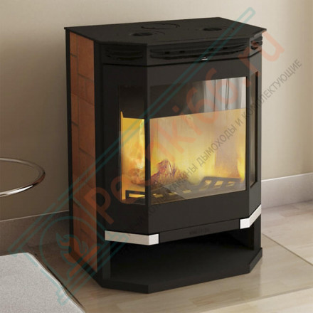 Печь-камин Ангара 12 с плитой (Мета) до 240 м3