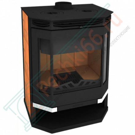 Печь-камин Ангара 12 с плитой (Мета) до 240 м3