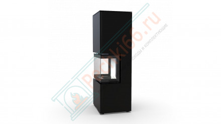 Печь-камин Intra xms c ver. compact 1, черная (Defro-Home) 8кВт