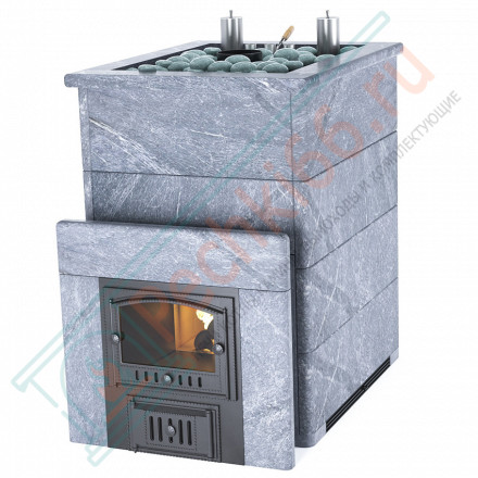 Печь для бани Домна-45К в талькохлорите (ИзиСтим)