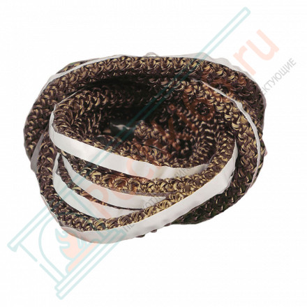 Самоклеящийся базальтовый термостойкий шнур 6мм. (2м/п) до +700 C° (Россия)