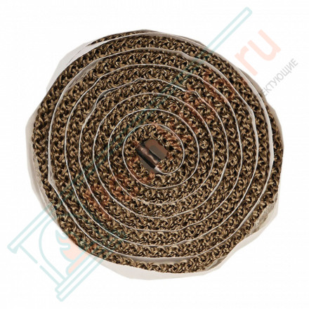 Самоклеящийся базальтовый термостойкий шнур 6мм. (2м/п) до +700 C° (Россия)