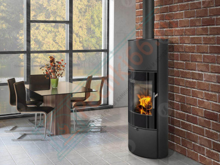 Печь-камин Laredo Akum металл (Romotop)