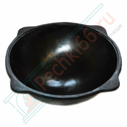 Узбекский чугунный казан круглое дно 80 л. без крышки (Наманган DAVR METALL)