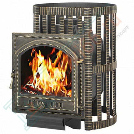 Чугунная печь для бани Легенда Ковка 28 205 (Везувий) до 30 м3