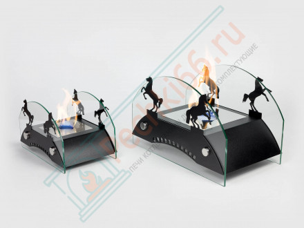 Биокамин Графский мост М, черный (LuxFire)