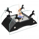 Биокамин Графский мост М, черный (LuxFire)