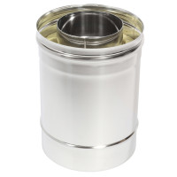 Сэндвич труба Термо L 250 ТТ-Р с хомутом (310-0.8/304) d-150/250 (ТиС Энерго)