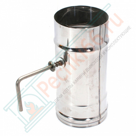 Шибер-поворотный (НЕРЖ-430/0,8) d-250 (Ferrum HF)