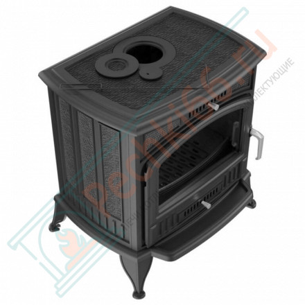 Чугунная печь-камин KOZA K6 ADSR, с регулятором горения (Kratki)