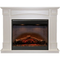 Каминокомплект Boston - Белый с электроочагом Symphony 26'' DF2608-INT (Dimplex)