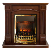Каминокомплект Boston - Темный дуб (Высота 925см) с электроочагом Atherton (Dimplex)