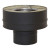 Переходник моно-термо VBR черный (НЕРЖ-439/0,8) d-130/230 (Вулкан)