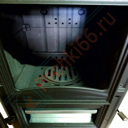 Чугунная печь Dora 10 N, зеленая (Plamen) до 180 м3