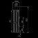 Дымоход с регистром Жадеит перенесённый рисунок + Окаменевшее дерево, d-115, L=1000 мм (Feringer) в Нижнем Новгороде