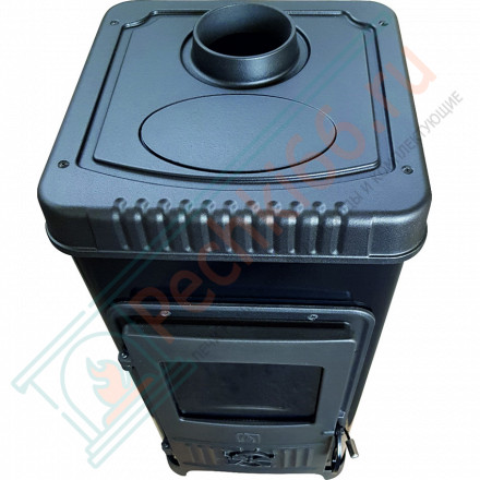 Чугунная печь Dora 8 N, черная (Plamen) до 144 м3